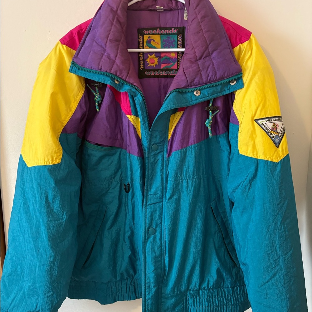 VINTAGE RETRO 90s SKI JACKET